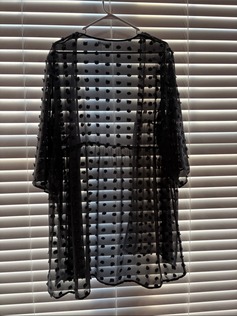 Maurice’s Gray Polka Dot Cardigan - Picture 5 of 5